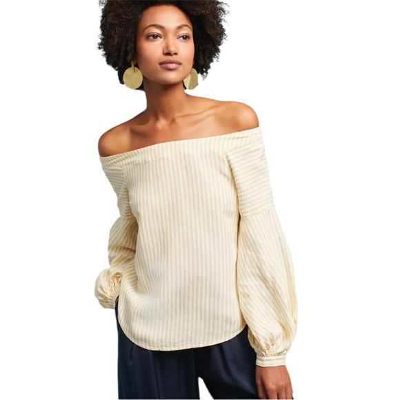 Anthropologie Tops - Maeve Clotille Off-The-Shoulder Blouse